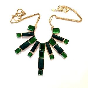 Ali Khan Emerald Green Statement Necklace